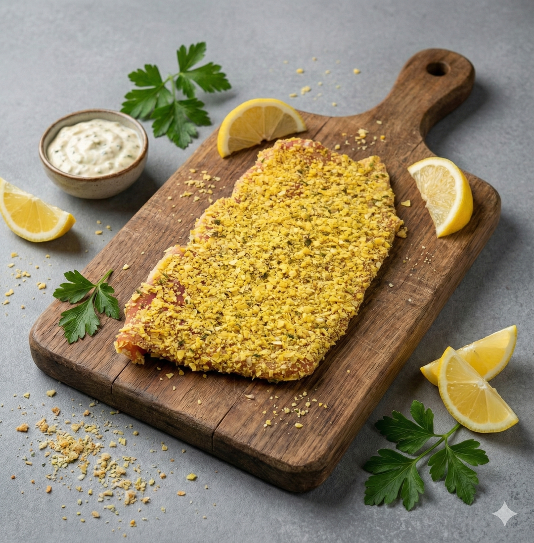 Escalope de porc panée